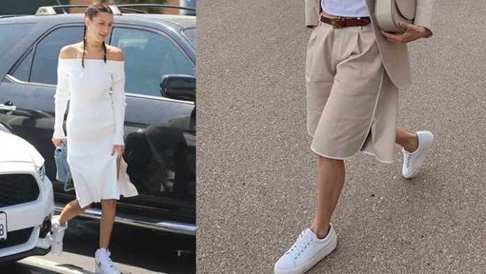Πώς να φορέσετε τα λευκά sneakers φέτος το καλοκαίρι