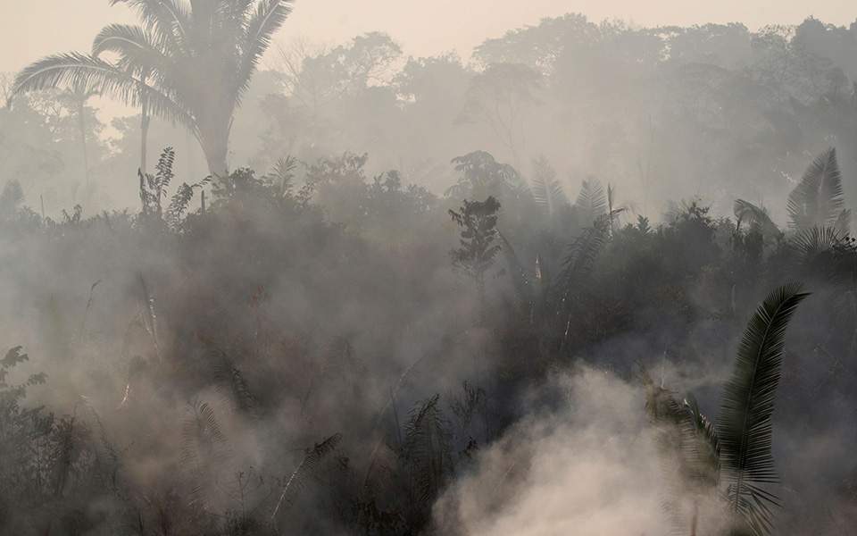 Κατά 30% αυξήθηκαν οι πυρκαγιές στο τροπικό δάσος του Αμαζονίου το 2019