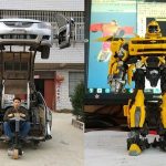 Κίνα: Μηχανικός μετατρέπει παλιά αυτοκίνητα σε «Transformers» (vid)