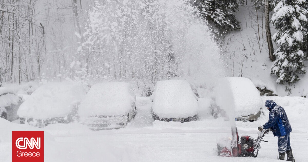 Τσεχία – Σλοβακία: Χιλιάδες νοικοκυριά χωρίς ρεύμα λόγω σφοδρής χιονοθύελλας