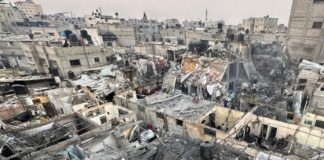 2024 10 06T055625Z 385503874 RC2QV4AT9ODH RTRMADP 5 ISRAEL PALESTINIANS ANNIVERSARY GAZA RUBBLE 1024x672.jpg