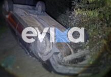 Θανατηφόρο τροχαίο στην Εύβοια: Αυτοκίνητο έπεσε από γέφυρα, νεκρός ο οδηγός troxaio evoia 3 1200x630.jpg