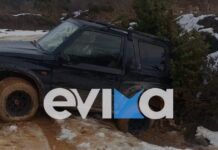 Εύβοια: Τέσσερις νέοι εγκλωβίστηκαν για ώρες στα χιόνια και τις λάσπες στην περιοχή της Λίμνης στη Σέττα evoia autokinhto 1200x630.jpg