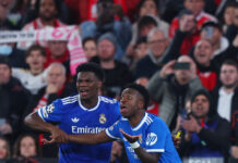 Μπενφίκα – Ρεάλ Μαδρίτης: Γκολ ο Βινίσιους και διακοπή, ο Βραζιλιάνος είπε στον διαιτητή ότι ο Πρεστιάνι τον είπε «μαϊμού» binicius reuters 1200x630.jpg