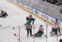 Νέα Υόρκη: Πλακώθηκαν αστυνομικοί και πυροσβέστες σε φιλανθρωπικό αγώνα χόκεϊ επί πάγου nea yorki xokei x 1200x630.jpg