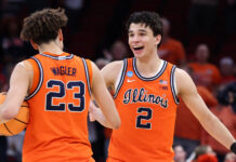 Ο απίθανος Αντρέι Στογιάκοβιτς οδήγησε το Ιλινόι στο Final Four του NCAA: Ο πανηγυρισμός με τον Πέτζα stojakovic 1 1200x630.jpg