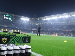 Η AS για το γήπεδο της ΑΕΚ: «Τα ίχνη της ιστορίας λάμπουν περήφανα στους τοίχους» aek gipedo conference league eurokinissi 1200x630.jpg