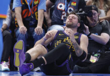 Αποτελέσματα NBA: Οι Θάντερ ισοπέδωσαν τους Λέικερς με 139-96, αποχώρησε τραυματίας ο Ντόντσιτς doncic reuters 1200x630.jpg