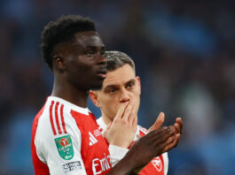 Πλήγμα για την Άρσεναλ: Χωρίς Σάκα στο πρώτο παιχνίδι με τη Σπόρτινγκ Λισαβόνας saka 1200x630.jpg