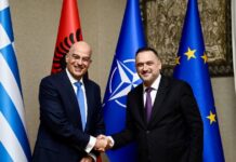 Δένδιας από Τίρανα: Άμεση σύγκληση της Επιτροπής για τα Στρατιωτικά Κοιμητήρια dendias me alvano omologo tou 1200x630.jpg