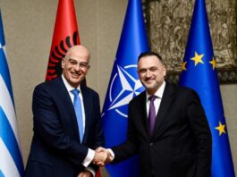 Δένδιας από Τίρανα: Άμεση σύγκληση της Επιτροπής για τα Στρατιωτικά Κοιμητήρια dendias me alvano omologo tou 1200x630.jpg