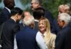 Η Μελόνι στους ηγέτες της G7 αφού έκοψε το τσιγάρο: «Χρειάστηκα τρεις καφέδες για να ξυπνήσω»