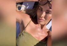 Η Κατερίνα Καινούργιου ποζάρει με υπέροχο μαγιό στην ξαπλώστρα, χωρίς μακιγιάζ