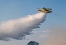 Φωτιά κοντά στο Καλαμωτό Λαγκαδά στην Θεσσαλονίκη: Σηκώθηκαν εναέρια μέσα