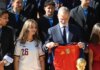 Στο παλάτι η παγκόσμια πρωταθλήτρια Ισπανία: Η θερμή υποδοχή του Βασιλιά Φελίπε και της Βασίλισσας Λετίθια