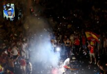 Ισπανία: Έξαλλοι πανηγυρισμοί για την κατάκτηση του Μουντιάλ