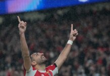 Ο Βαγγέλης Παυλίδης σκόραρε με πέναλτι στη νίκη της Μπενφίκα με 6-1 κόντρα στη Χαρτς του Αλέξανδρου Κυζιρίδη