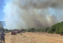 Φωτιά στο Ρέθυμνο στην περιοχή Παλαικάστρου – Μήνυμα του 112 για ετοιμότητα