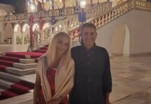 Γιώργος Μυλωνάκης και Τίνα Μεσσαροπούλου στην Παναγία της Τήνου: «Όπου κι αν βρισκόμαστε θα Την τιμάμε»