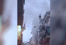 Φωτιά στην Κυψέλη, σε διαμέρισμα στην οδό Πυθίας