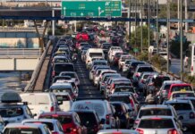 Κίνηση στους δρόμους: Σαββατιάτικη ταλαιπωρία στον Κηφισό